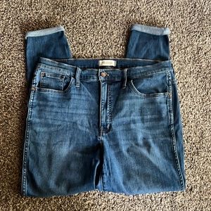 EEUC Madewell high rise Roadtripper skinny jeans size 32